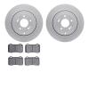 4502-03130 Geospec Brake Rotors w/5000 Advanced Brake Pads Kit, 2010-2016 Kia/Hyundai/Genesis, Position: Rear - image 1