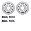 4502-03135 Geospec Brake Rotors w/5000 Advanced Brake Pads Kit, 2011-2017 Kia/Hyundai/Genesis, Position: Rear - image 1