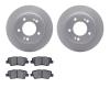 4502-03139 Geospec Brake Rotors w/5000 Advanced Brake Pads Kit, Fits Select Kia/Hyundai/Genesis, Position: Rear - image 1