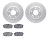 4502-03141 Geospec Brake Rotors w/5000 Advanced Brake Pads Kit, Fits Select Kia/Hyundai/Genesis, Position: Front - image 1