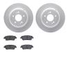 4502-03146 Geospec Brake Rotors w/5000 Advanced Brake Pads Kit, 2010-2017 Kia/Hyundai/Genesis, Position: Rear - image 1
