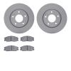 4502-03153 Geospec Brake Rotors w/5000 Advanced Brake Pads Kit, 2001-2005 Kia/Hyundai/Genesis, Position: Front - image 1