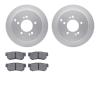 4502-03154 Geospec Brake Rotors w/5000 Advanced Brake Pads Kit, 2001-2010 Kia/Hyundai/Genesis, Position: Rear - image 1