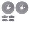 4502-03157 Geospec Brake Rotors w/5000 Advanced Brake Pads Kit, 2001-2006 Kia/Hyundai/Genesis, Position: Front - image 1