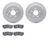 4502-03158 Geospec Brake Rotors w/5000 Advanced Brake Pads Kit, 2007-2009 Kia/Hyundai/Genesis, Position: Rear - image 1