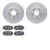 4502-03164 Geospec Brake Rotors w/5000 Advanced Brake Pads Kit, 2010-2013 Kia/Hyundai/Genesis, Position: Front - image 1