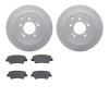 4502-03165 Geospec Brake Rotors w/5000 Advanced Brake Pads Kit, Fits Select Kia/Hyundai/Genesis, Position: Rear - image 1