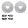 4502-03168 Geospec Brake Rotors w/5000 Advanced Brake Pads Kit, 2013-2019 Kia/Hyundai/Genesis, Position: Front - image 1