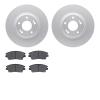 4502-03172 Geospec Brake Rotors w/5000 Advanced Brake Pads Kit, Fits Select Kia/Hyundai/Genesis, Position: Front - image 1