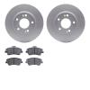 4502-03174 Geospec Brake Rotors w/5000 Advanced Brake Pads Kit, Fits Select Kia/Hyundai/Genesis, Position: Front - image 1