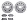 4502-03175 Geospec Brake Rotors w/5000 Advanced Brake Pads Kit, Fits Select Kia/Hyundai/Genesis, Position: Rear - image 1