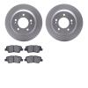 4502-03180 Geospec Brake Rotors w/5000 Advanced Brake Pads Kit, Fits Select Kia/Hyundai/Genesis, Position: Rear - image 1