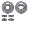 4502-03181 Geospec Brake Rotors w/5000 Advanced Brake Pads Kit, Fits Select Kia/Hyundai/Genesis, Position: Rear - image 1
