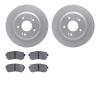 4502-03185 Geospec Brake Rotors w/5000 Advanced Brake Pads Kit, Fits Select Kia/Hyundai/Genesis, Position: Rear - image 1
