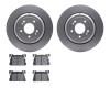 4502-10004 Geospec Brake Rotors w/5000 Advanced Brake Pads Kit, 2017-2020 Kia/Hyundai/Genesis, Position: Rear - image 1