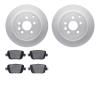 4502-11051 Geospec Brake Rotors w/5000 Advanced Brake Pads Kit, 2008-2012 Land Rover, Position: Rear - image 1
