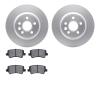 4502-11058 Geospec Brake Rotors w/5000 Advanced Brake Pads Kit, 2012-2015 Land Rover, Position: Rear - image 1