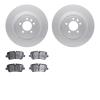 4502-11062 Geospec Brake Rotors w/5000 Advanced Brake Pads Kit, Fits Select Land Rover, Position: Rear - image 1