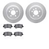 4502-11063 Geospec Brake Rotors w/5000 Advanced Brake Pads Kit, 2013-2015 Land Rover, Position: Rear - image 1