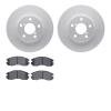 4502-13001 Geospec Brake Rotors w/5000 Advanced Brake Pads Kit, 1990-1996 Subaru, Position: Front - image 1