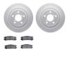 4502-13043 Geospec Brake Rotors w/5000 Advanced Brake Pads Kit, 1990-1999 Subaru, Position: Rear - image 1