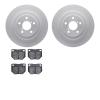 4502-13060 Geospec Brake Rotors w/5000 Advanced Brake Pads Kit, 2006-2007 Subaru, Position: Rear - image 1