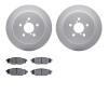 4502-13062 Geospec Brake Rotors w/5000 Advanced Brake Pads Kit, 2005-2009 Subaru, Position: Rear - image 1