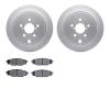 4502-13063 Geospec Brake Rotors w/5000 Advanced Brake Pads Kit, 2008-2015 Subaru, Position: Rear - image 1