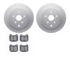 4502-13064 Geospec Brake Rotors w/5000 Advanced Brake Pads Kit, 2008-2020 Subaru, Position: Rear - image 1