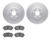 4502-13074 Geospec Brake Rotors w/5000 Advanced Brake Pads Kit, 2001-2003 Subaru, Position: Front - image 1
