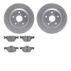 4502-13088 Geospec Brake Rotors w/5000 Advanced Brake Pads Kit, Fits Select Subaru, Position: Rear - image 1