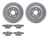 4502-13089 Geospec Brake Rotors w/5000 Advanced Brake Pads Kit, Fits Select Subaru, Position: Rear - image 1