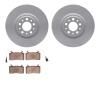 4502-16005 Geospec Brake Rotors w/5000 Advanced Brake Pads Kit, 2017-2021 Alfa Romeo, Position: Front