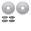 4502-20032 Geospec Brake Rotors w/5000 Advanced Brake Pads Kit, 2001-2008 Multiple Makes/Models, Position: Front