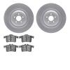 4502-20050 Geospec Brake Rotors w/5000 Advanced Brake Pads Kit, 2013-2015 Jaguar, Position: Rear - image 1