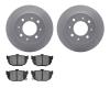 4502-21040 Geospec Brake Rotors w/5000 Advanced Brake Pads Kit, 2004-2009 Kia/Hyundai/Genesis, Position: Rear - image 1