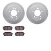 4502-21042 Geospec Brake Rotors w/5000 Advanced Brake Pads Kit, 2007-2012 Kia/Hyundai/Genesis, Position: Rear - image 1
