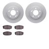 4502-21044 Geospec Brake Rotors w/5000 Advanced Brake Pads Kit, 2010-2013 Kia/Hyundai/Genesis, Position: Front - image 1