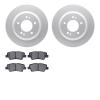 4502-21050 Geospec Brake Rotors w/5000 Advanced Brake Pads Kit, Fits Select Kia/Hyundai/Genesis, Position: Rear - image 1