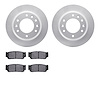4502-21062 Geospec Brake Rotors w/5000 Advanced Brake Pads Kit, 2006-2006 Kia/Hyundai/Genesis, Position: Rear