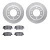4502-21063 Geospec Brake Rotors w/5000 Advanced Brake Pads Kit, 2007-2014 Kia/Hyundai/Genesis, Position: Rear - image 1