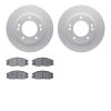 4502-21064 Geospec Brake Rotors w/5000 Advanced Brake Pads Kit, 2007-2009 Kia/Hyundai/Genesis, Position: Front - image 1