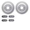 4502-21066 Geospec Brake Rotors w/5000 Advanced Brake Pads Kit, 2009-2010 Kia/Hyundai/Genesis, Position: Rear - image 1