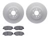 4502-21067 Geospec Brake Rotors w/5000 Advanced Brake Pads Kit, 2009-2010 Kia/Hyundai/Genesis, Position: Front - image 1