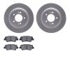 4502-21075 Geospec Brake Rotors w/5000 Advanced Brake Pads Kit, Fits Select Kia/Hyundai/Genesis, Position: Rear - image 1