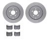 4502-21079 Geospec Brake Rotors w/5000 Advanced Brake Pads Kit, Fits Select Kia/Hyundai/Genesis, Position: Rear - image 1