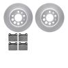 4502-27043 Geospec Brake Rotors w/5000 Advanced Brake Pads Kit, 1974-1997 Volvo, Position: Rear - image 1