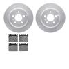 4502-27057 Geospec Brake Rotors w/5000 Advanced Brake Pads Kit, 1996-2004 Volvo, Position: Rear - image 1