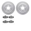 4502-27058 Geospec Brake Rotors w/5000 Advanced Brake Pads Kit, 1996-1997 Volvo, Position: Rear - image 1