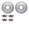 4502-27061 Geospec Brake Rotors w/5000 Advanced Brake Pads Kit, 1999-2009 Volvo, Position: Rear - image 1